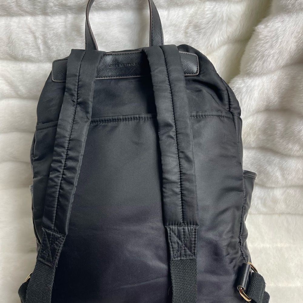 Aimee Kestenberg large Nylon bucket shape backpack with gold tone hardwares - Picture 2 of 12
